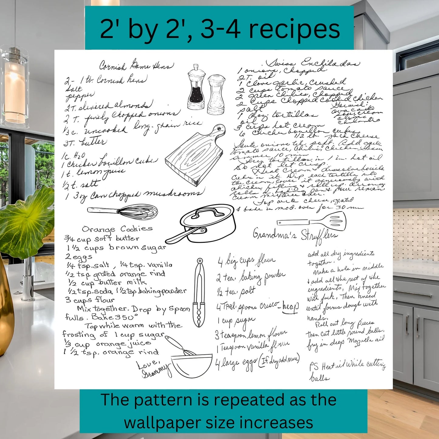 Recipe Wallpaper Custom Recipes