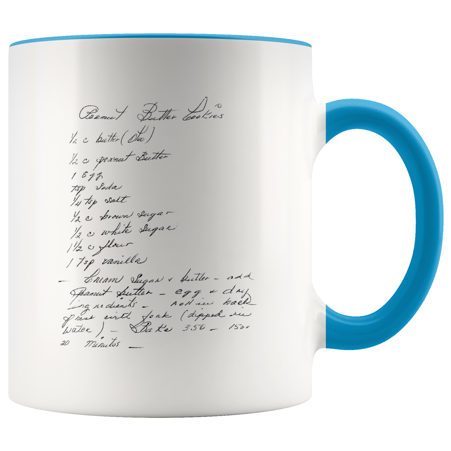 Handwritten Recipe Mug