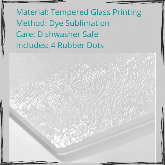 Personalized Picture Glass Cutting Board