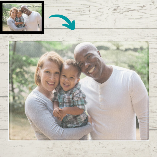 Personalized Picture Glass Cutting Board