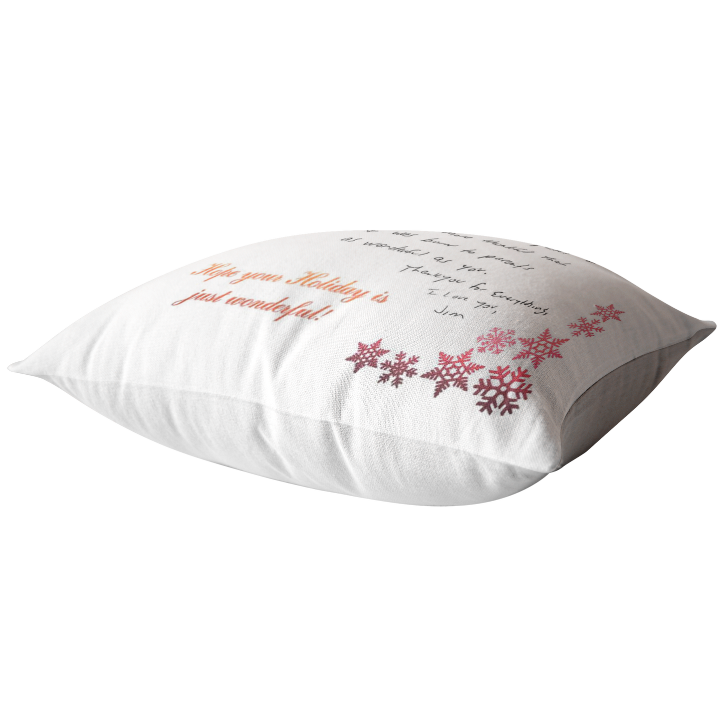 Personalized Handwritten Pillow Letter