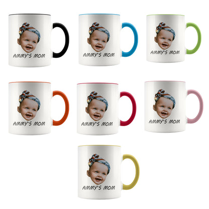 Two Tone Mug options for baby photo