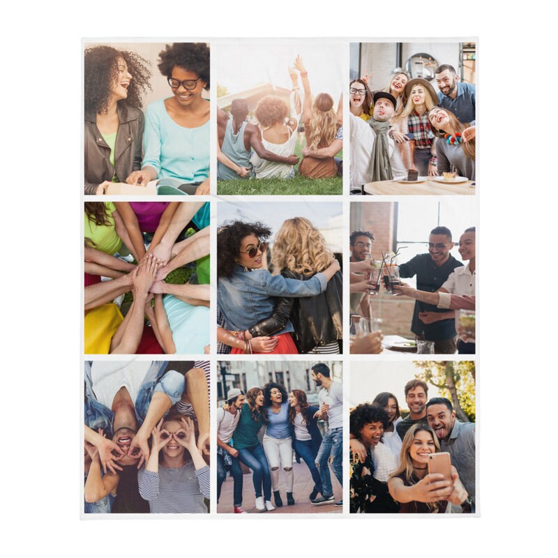 Photo Collage Blanket