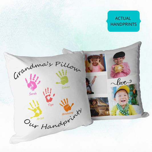 Hndprint Pillow for Grandma