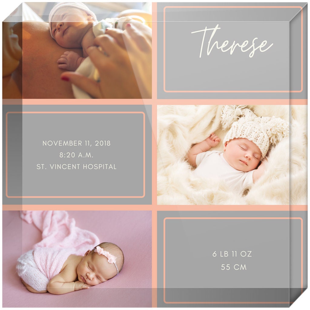 Personalized Acrylic Photo Block