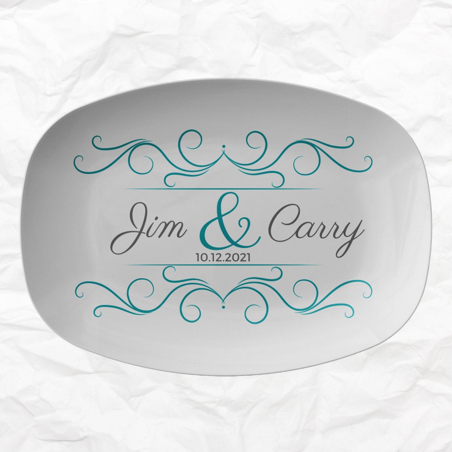 Couple Name Wedding Platter