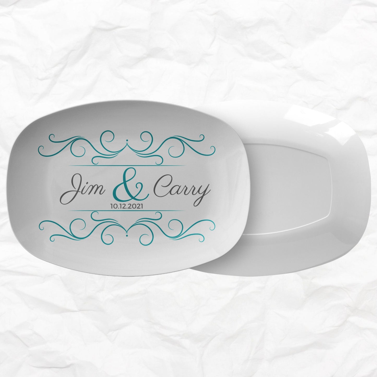 Couple Name Wedding Platter