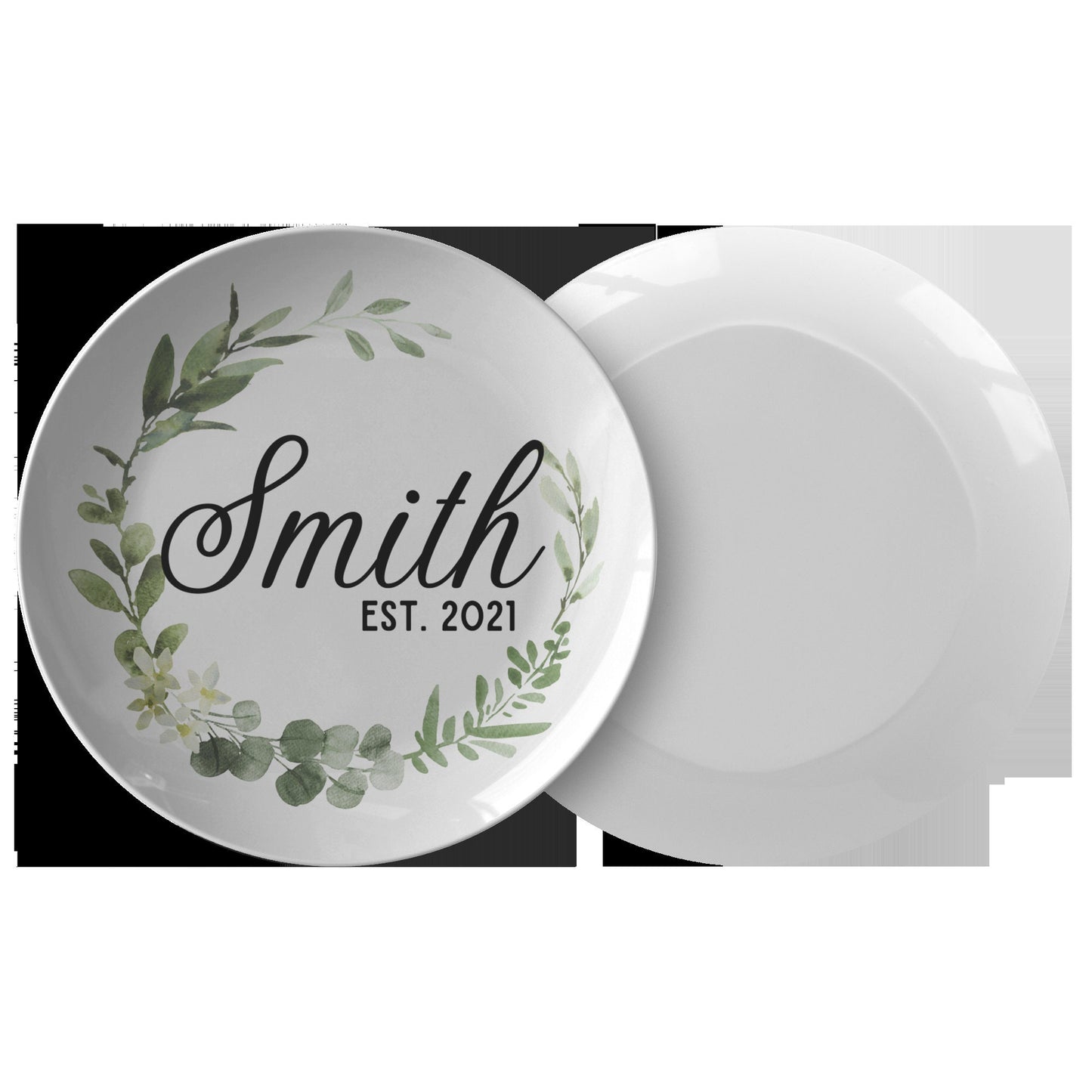 Wedding Desert Plate Couple Name