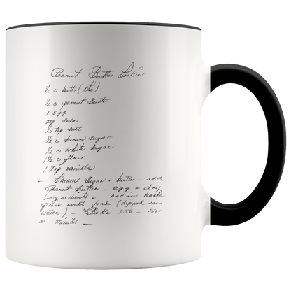 Handwritten Recipe Mug