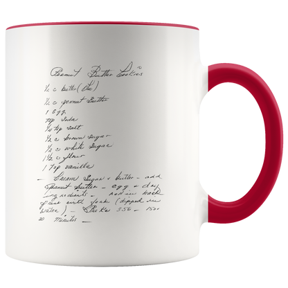 Handwritten Recipe Mug