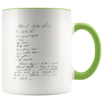 Handwritten Recipe Mug