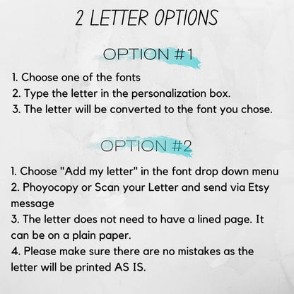 Handwritten Letter Blanket Personalized