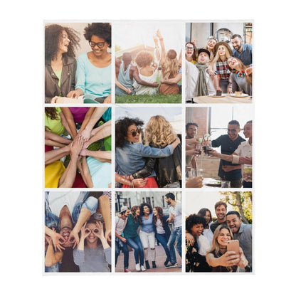 Photo Collage Blanket