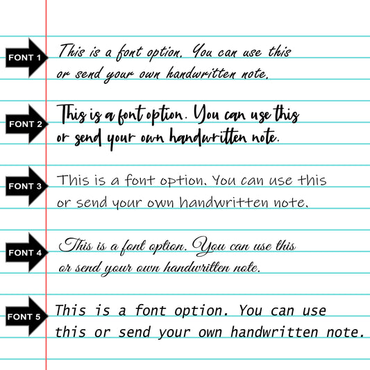 Handwritten Letter Blanket Personalized