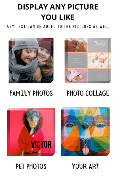 Personalized Acrylic Photo Block