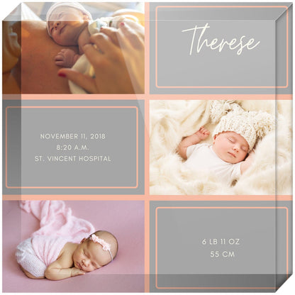 Personalized Acrylic Photo Block