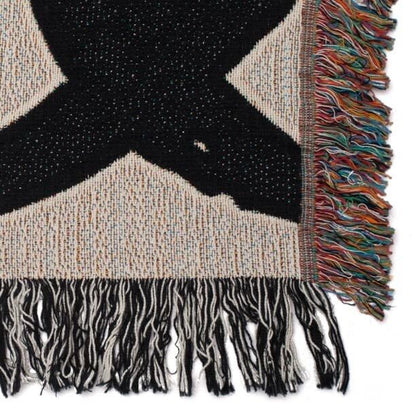 Woven Throw Wedding Couples Names