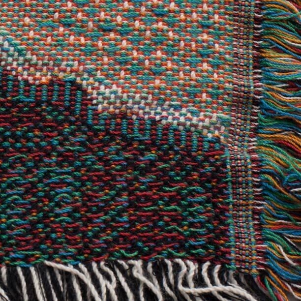 Woven Throw Wedding Couples Names