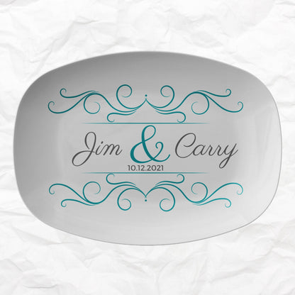 Couple Name Wedding Platter