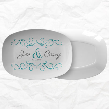 Couple Name Wedding Platter