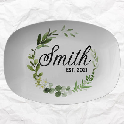 Wedding Family Name Platter